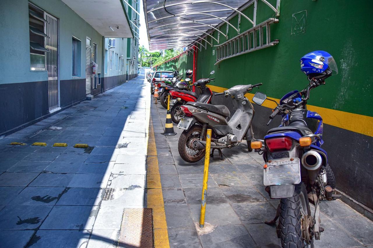 Charmoso Apto A Beira-Mar Com Wi-Fi Em Santos Spアパートメント エクステリア 写真